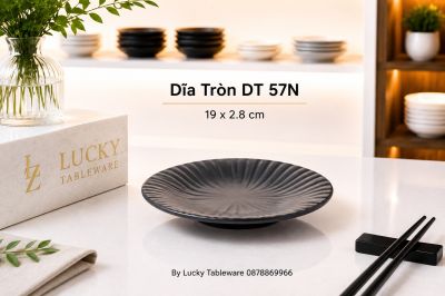 Dĩa Tròn DT 57N 19 x 2.8 cm
