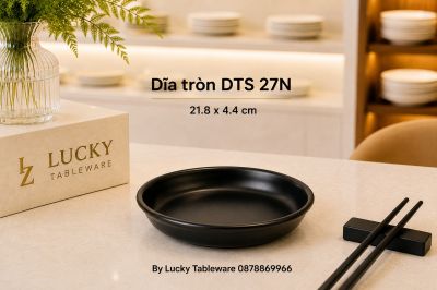 Dĩa tròn DTS 27N 21.8 x 4.4 cm