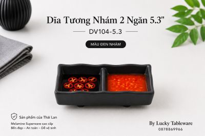 Dĩa Tương Nhám 2 Ngăn 5.3