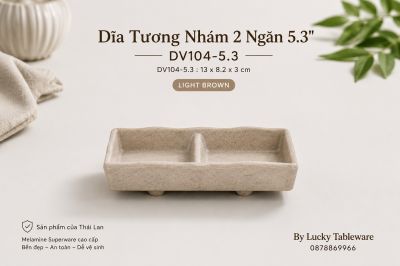 Dĩa Tương Nhám 2 Ngăn 5.3