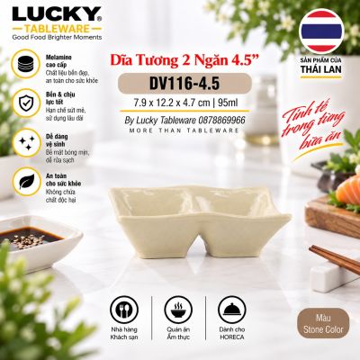 Dĩa Tương 2 Ngăn 4.5