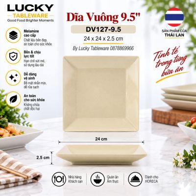 Dĩa Vuông 9.5