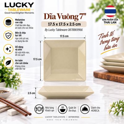 Dĩa Vuông 7