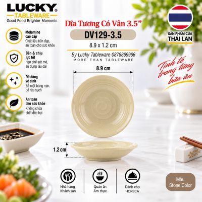 Dĩa Tương Có Vân 3.5
