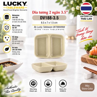 Dĩa tương 2 ngăn 3.5