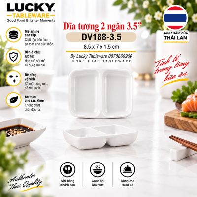 Dĩa tương 2 ngăn 3.5