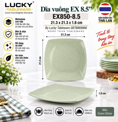 Dĩa vuông EX 8.5