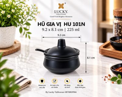 HŨ GIA VỊ HU 101N NHÁM ĐEN