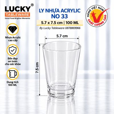 LY NHỰA ACRYLIC NO 33
