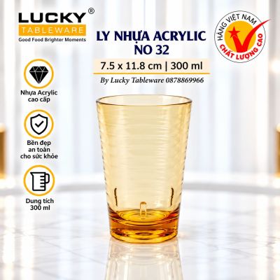 LY NHỰA ACRYLIC NO 32 Màu Trà