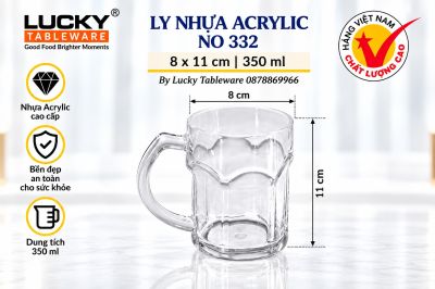 LY NHỰA ACRYLIC NO 332
