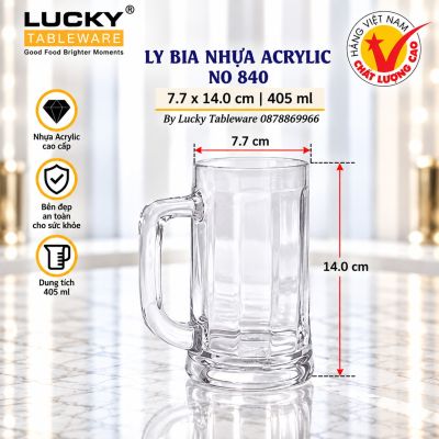 LY BIA NHỰA ACRYLIC NO 840