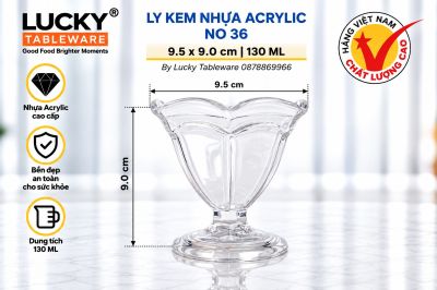 LY KEM NHỰA ACRYLIC NO 36