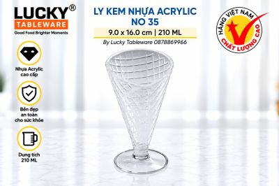 LY KEM NHỰA ACRYLIC NO 35