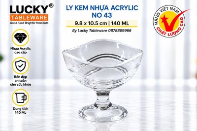 LY KEM NHỰA ACRYLIC NO 43