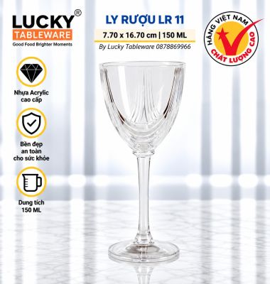 LY RƯỢU NHỰA ACRYLIC LR 11