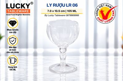 LY RƯỢU NHỰA ACRYLIC LR 06