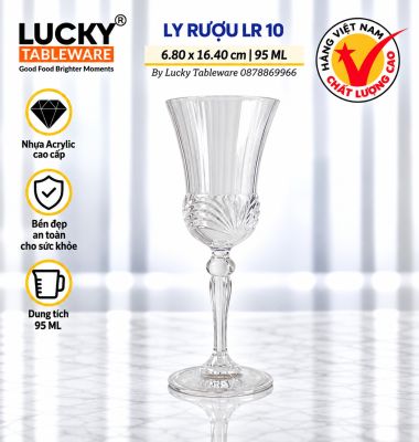 LY RƯỢU NHỰA ACRYLIC LR 10