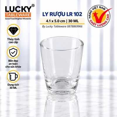 LY RƯỢU NHỰA ACRYLIC LR 102