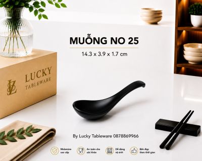 MUỖNG NO 25N NHÁM ĐEN