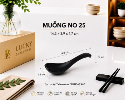 MUỖNG NO 25N NHÁM ĐEN