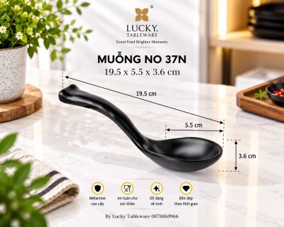 MUỖNG NO 37N NHÁM ĐEN
