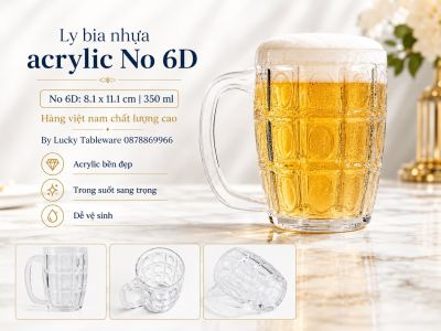 LY BIA NHỰA ACRYLIC NO 6D
