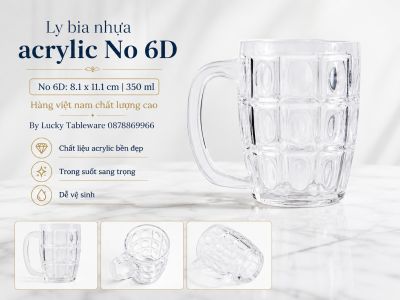 LY BIA NHỰA ACRYLIC NO 6D
