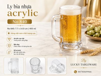 LY BIA NHỰA ACRYLIC NO 840