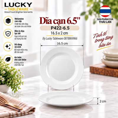 Dĩa cạn 6.5