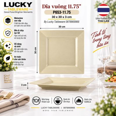 Dĩa vuông 11.75