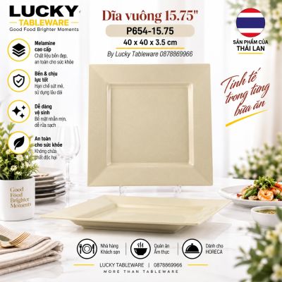 Dĩa vuông 15.75