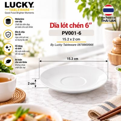 Dĩa lót chén 6