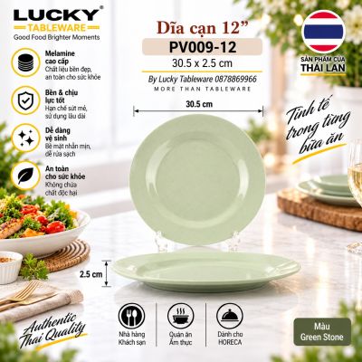 Dĩa cạn 12