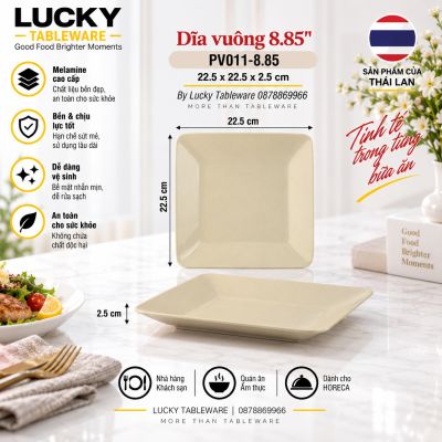 Dĩa vuông 8.85