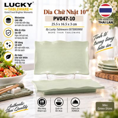 Dĩa Chữ Nhật 10