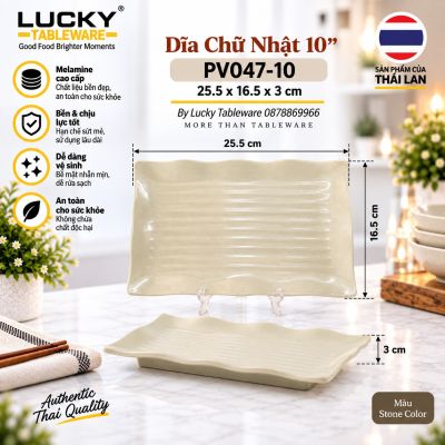 Dĩa Chữ Nhật 10