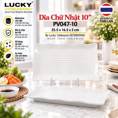 Dĩa Chữ Nhật 10