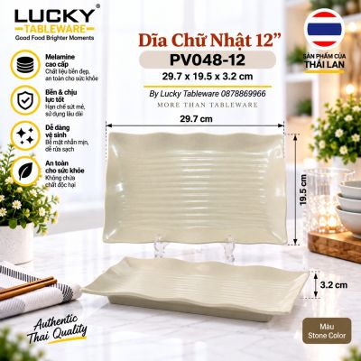 Dĩa Chữ Nhật 12