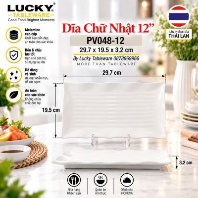 Dĩa Chữ Nhật 12