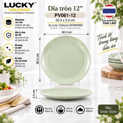 Dĩa tròn 12