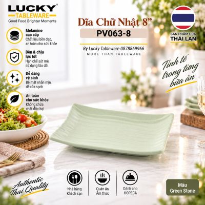 Dĩa Chữ Nhật 8
