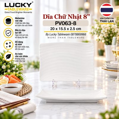 Dĩa Chữ Nhật 8