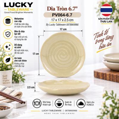 Dĩa Tròn 6.7