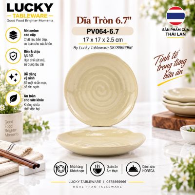 Dĩa Tròn 6.7