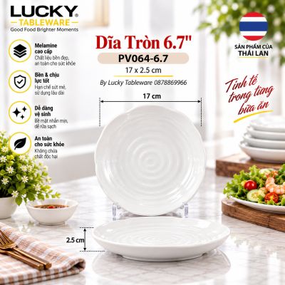 Dĩa Tròn 6.7