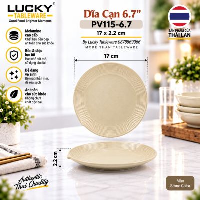 Dĩa Cạn 6.7