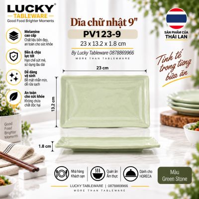 Dĩa chữ nhật 9
