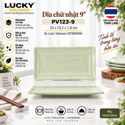 Dĩa chữ nhật 9