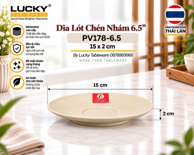Dĩa Lót Chén Nhám 6.5